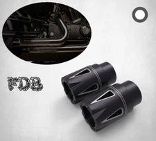 FDB A Pair Moving Star Contrast Cut Exhaust End Caps