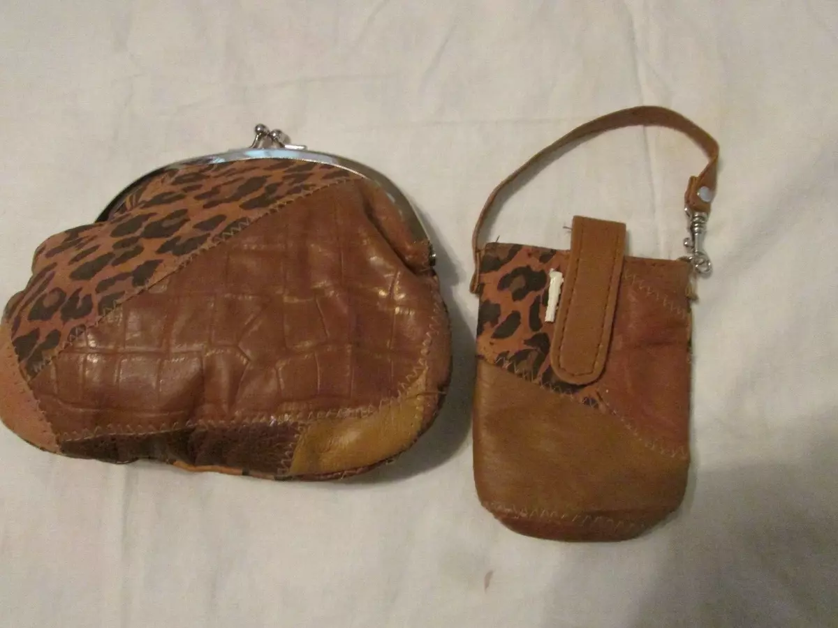 Ladies leather deals purses ebay