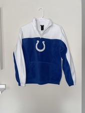 NFL Reebok Colts Quarter Zip Fleece Size: Youth Large