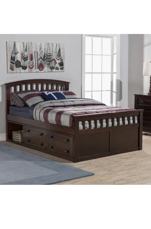 Hillsdale Furniture Hillsdale Bed with One Storage Unit, Full, Chocolate - Image 2 of 4
