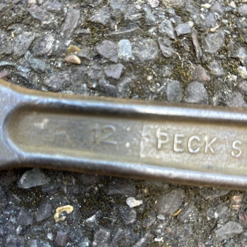 Rare Vintage Peck Stow & Wilcox Co. 22 Inch Adjustable Wrench USA - Picture 3 of 15