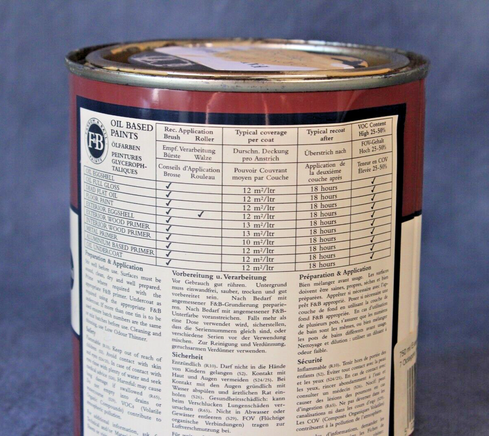 Farrow & Ball Octagon Yellow No 7 Exterior Eggshell Oil Based Paint