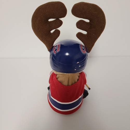 Gemmy Montreal Canadiens Dancing Moose NHL Good Old Hockey Game Song RARE - 第 16/19 張圖片