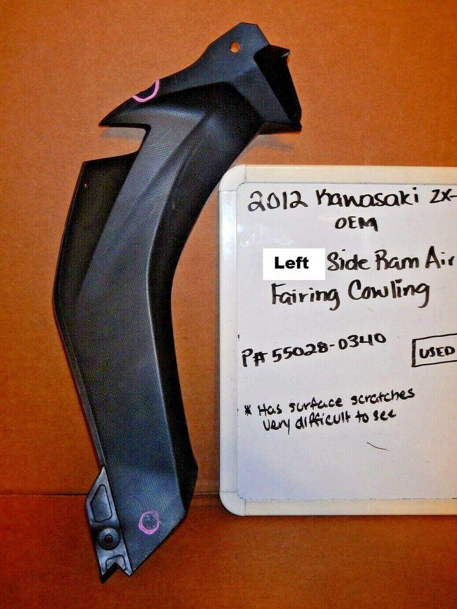 アン 2012 Kawasaki ZX10 OEM Left Side Ram Air Fairing Cowling