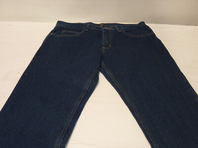 Lee MENS SIZE 33X32 Denim Jeans BLUE Regular Fit Straight Leg Cotton