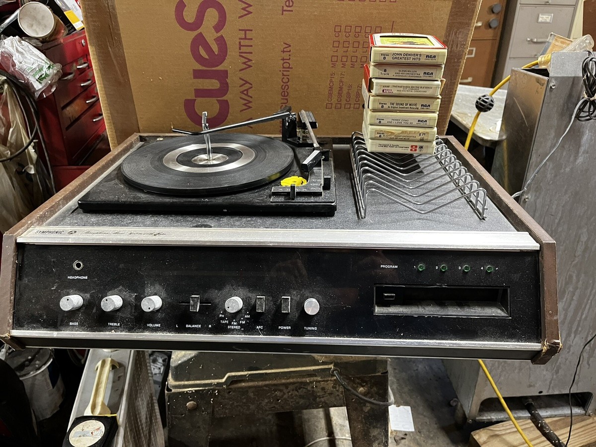 vintage symphonic stereophonic music system sc22058 record player