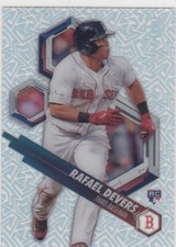 2018 Rafael Devers Topps Tek Jagged Maze ROOKIE CARD - RD Boston Red Sox RC. rookie card picture