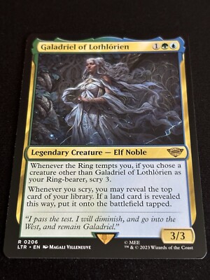 galadriel mtg cards Magic: The Gathering - Lord of the Rings: Tales of Middle-earth Scene Box If a land card is revealed this way MTG Galadriel, Elven-Queen Tales of