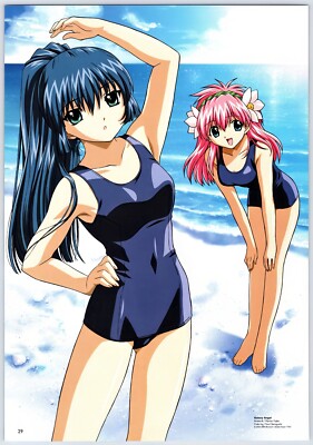 Poster Print Anime Galaxy Angel & Petopeto-san Original 2007 Promo