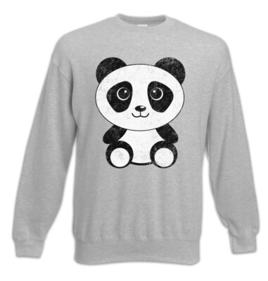 Panda I Sweatshirt Pullover Bear Comic Look Cutie Cute Bär