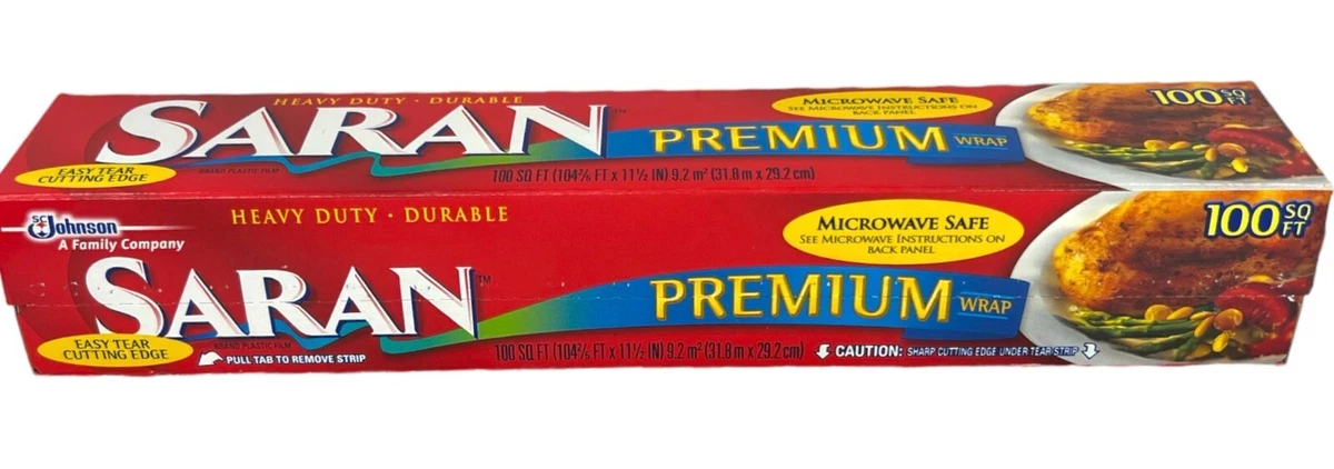 Saran Premium Heavy Duty Plastic Wrap