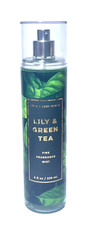 BATH  BODY WORKS Lily And Green Tea FINE FRAGRANCE MIST BODY SPRAY 8 FL OZ NEW
