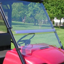 For Kawasaki Mule 3000 05-13/3010 03-09 Clear Folding Windshield W/Hardware