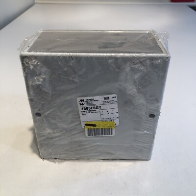 Hammond Manufacturing 1598ESGY Plastic Enclosure With Aluminum End Panels