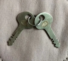 Vintage Corbin LZ7 Small Padlock Keys