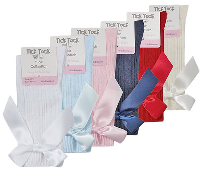 baby girl bow socks