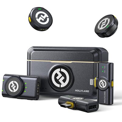 ゆーみん様】【新品・未開封】HOLLYLAND LARK M2 ワイヤ Hollyland Lark M2 Wireless Lavalier Mic 2TX 3RX 300m Range Noise