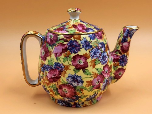 Royal Winton Royalty Chintz Bachelor breakfast set for 1. c1995. - Picture 5 of 11