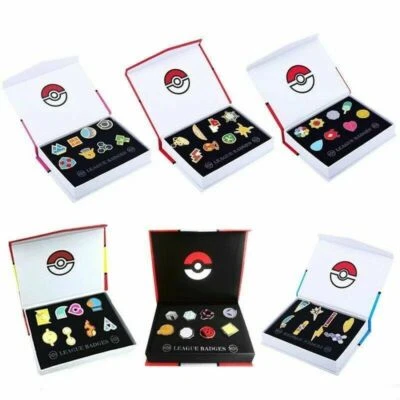 Badges Pokémon Kanto Johto Hoenn Sinnoh Unova Kalos Coffret Au Choix Collection
