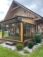  Frameless, original M-AL sliding system. Straight from the manufacturer.
