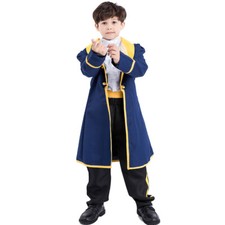 Kids Beauty and The Beast Costume Child Book Week Prince Cosplay Boy Fancy Dress