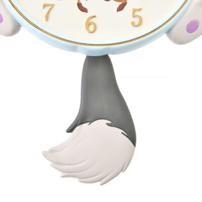 Lucifer Figurine Wall Clock Disney Japan CAT DAY 2024 Limited