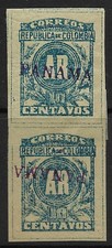 SELLOS-PANAMÁ. 1903 10c AR H/Sello Panamá en Violeta. Edición 2ª Colón SG: AR92a