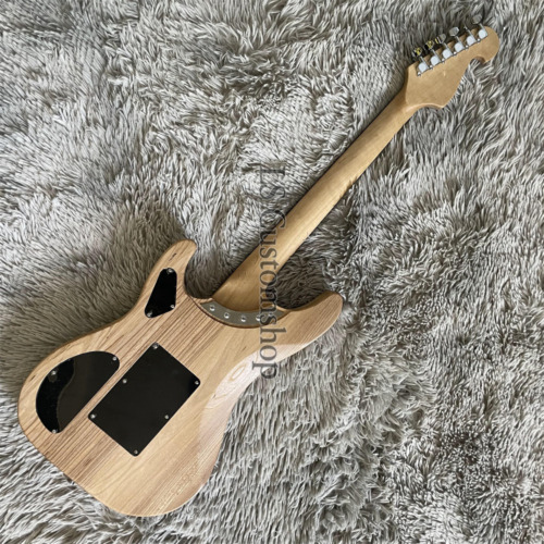 N4 Nuno Electric Guitar Ash Body Natural HH Pickup FR Tremolo Rosewood Fretboard - Picture 2 of 7
