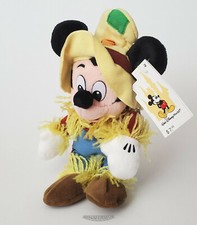   Vintage Disney World Scarecrow Mickey Mouse - Bean Bag / Beanie - MWMT Sealed
