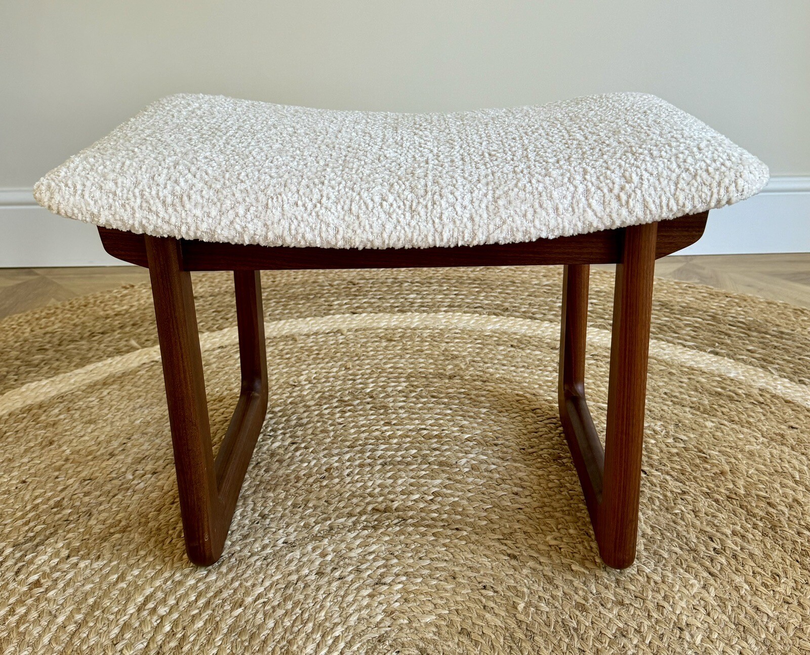 Mid century retro vintage danish style uniflex dressing table stool eBay
