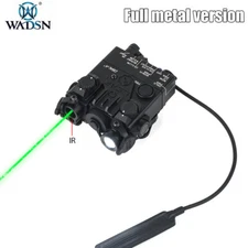 WADSN Hunting Metal DBAL-A2 Light Laser Aiming Green IR PEQ Torch Strobe Light