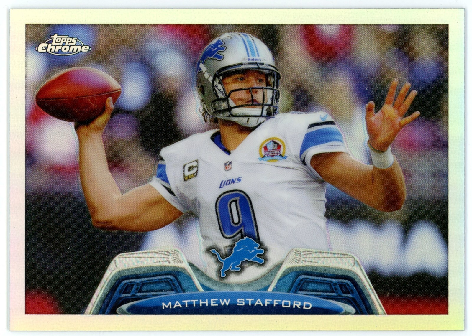 2013 Topps Chrome Refractors Matthew Stafford #140