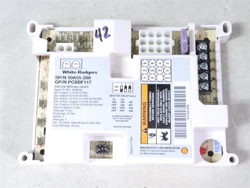 White Rodgers 50A55-288 Amana PCBBF117 Furnace Control Circuit Board #42