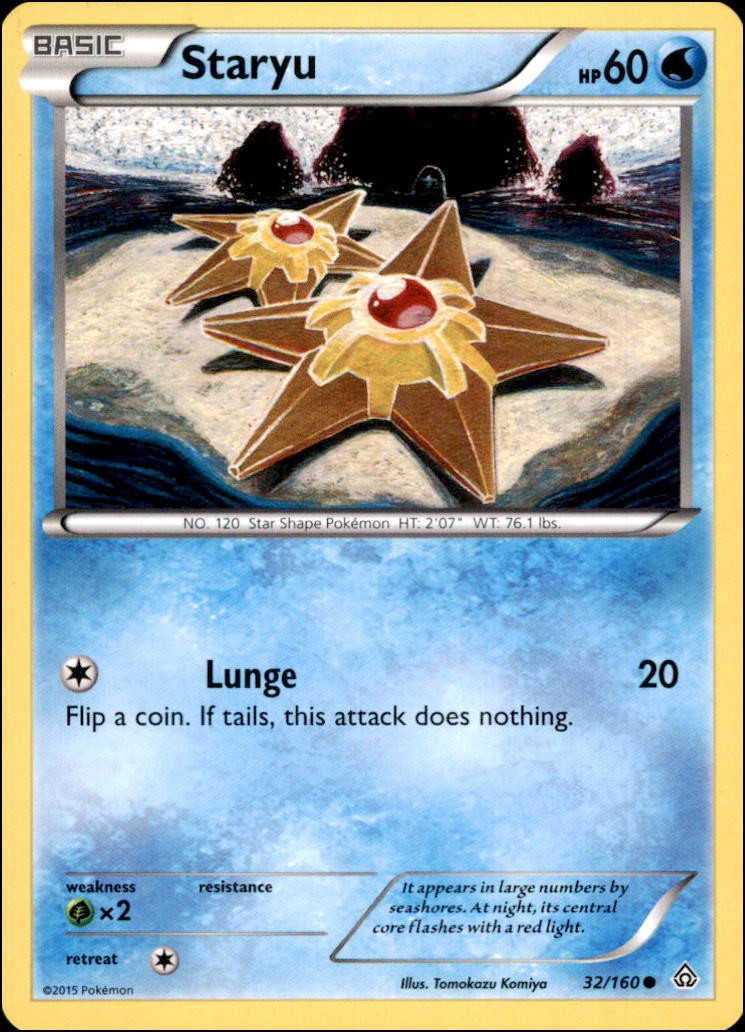 Pokemon - Staryu #32/160 - XY - Primal Clash Common