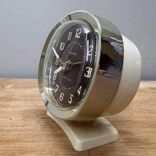 Vintage Big Ben Westclox Baby Ben leuchtender Wecker, funktioniert - Bild 7 von 10