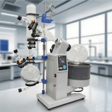Rotary Evaporator 5L Rotavapor Explosion-proof Distillation Lab w/Pressure Gauge