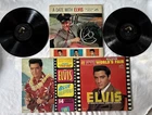 Vintage Elvis Presley Vinyl Record Lot - 5 Items - 3 LPs with Jackets + 2 Loose