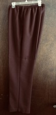 Vintage 80s Women's size 20W brown Dacron Polyester DONNKENNY pants 31 inseam