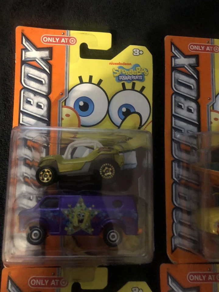 4 Unopened 2011 Matchbox Diecast Easter 2 Pack Nickelodeon Spongebob SquarePants - Image 2 of 4