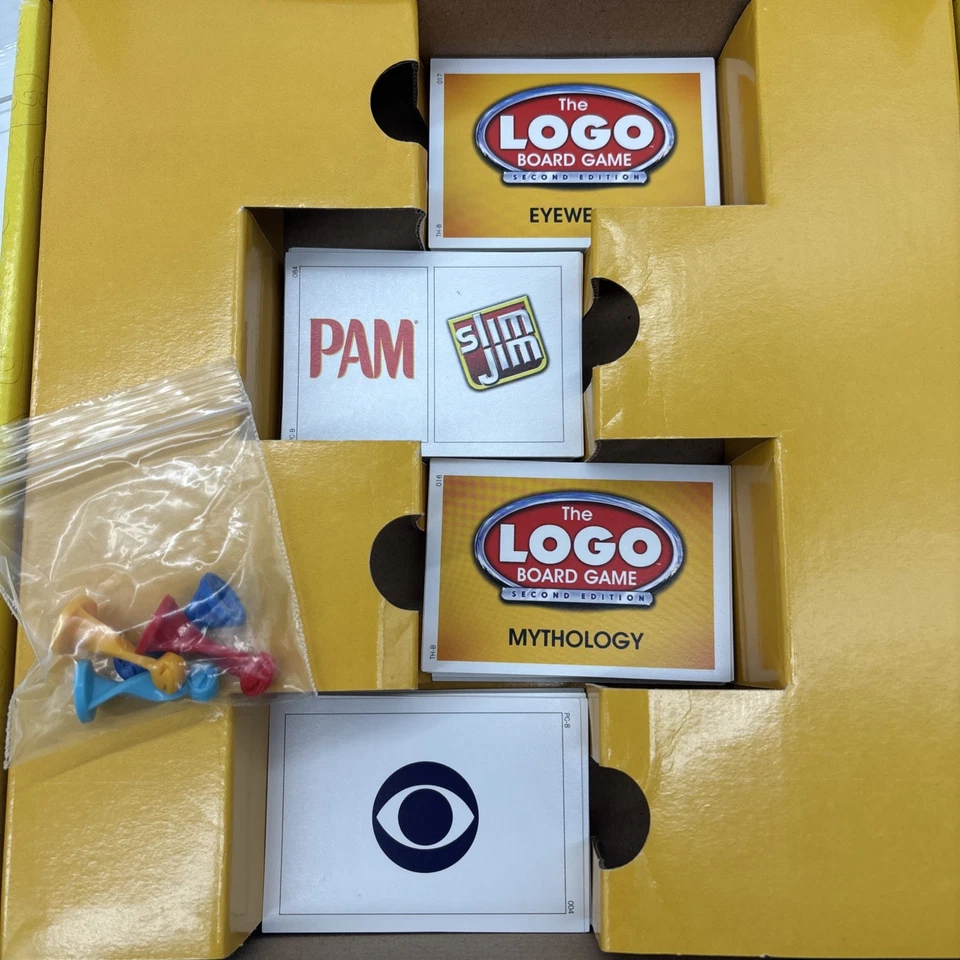 The Logo Board Game Second 2nd Edition 100% Complete Yellow Box - Image 4 of 4