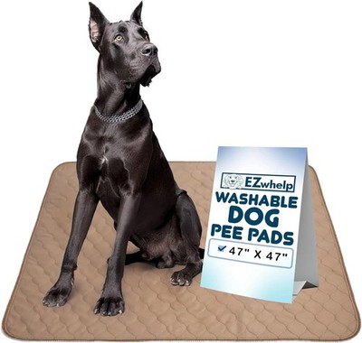 EZwhelp Reusable Dog Pee Pads for Dogs - Waterproof Puppy Potty Training Pee Pad