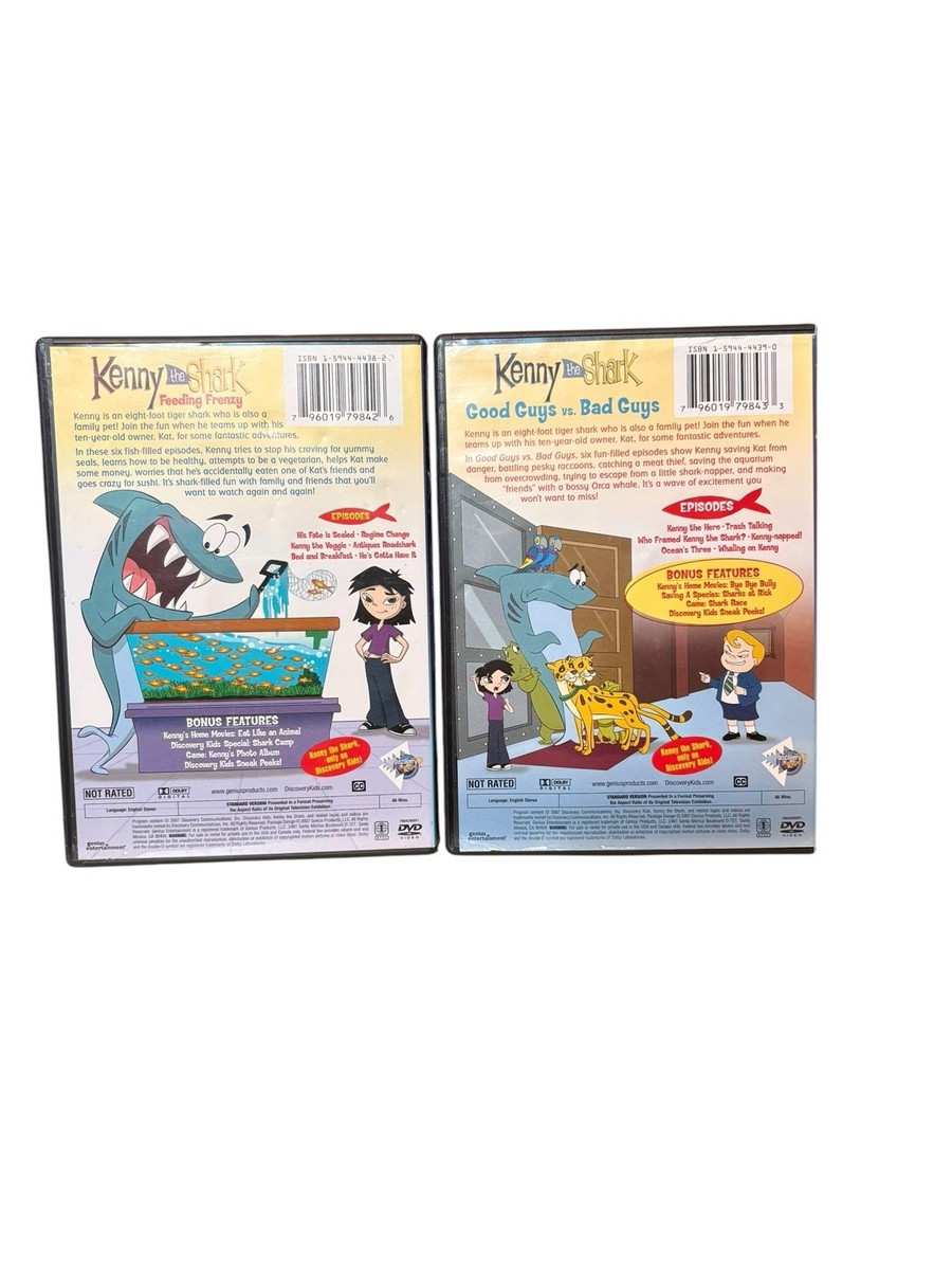 Discovery Kids Kenny The Shark Volume 1 & 2 DVD Lot 796019798426| eBay
