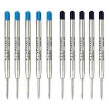 Genuine Parker Ballpoint Pens Black or Blue I...