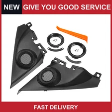 Pack of 2 For Honda Civic Interior Front Car Door Speaker Window a Pillar Cover