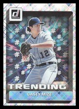 * CASEY MIZE * 2022 DONRUSS TRENDING SILVER DIAMOND HOLO INSERT