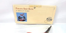 Pirate Ship Kite World Market Cost Plus 24 x 19 x 24 inch New Old Stock Wood