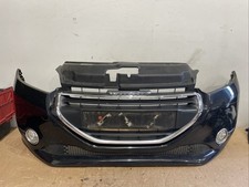 Peugeot 208 2012-2015 Front Bumper Complete KTV Black Fog Lights Grilles