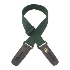 Lock-It - LIS-007-P2-DGRN-BRN Poly Pro Series Dark Green/Brown Guitar Strap