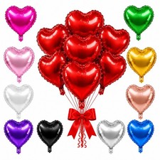 Luftballon Herzen 45cm bis zu50x Herz Luftballons Party Ballon Deko Folienballon