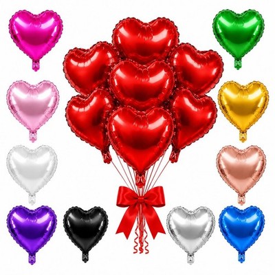 Luftballon Herzen 45cm bis zu50x Herz Luftballons Party Ballon Deko Folienballon